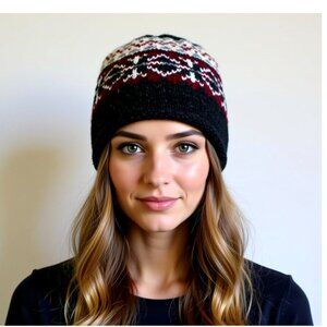 NEPAL Lined Beanie Woolie Tocque Hat (fully lined) Size M